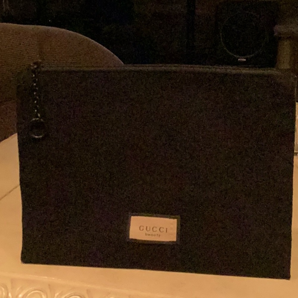 GUCCI Toiletry/Cosmetic pouch Black NEW